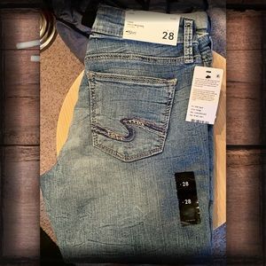 NWT Silver Suki Capri’s